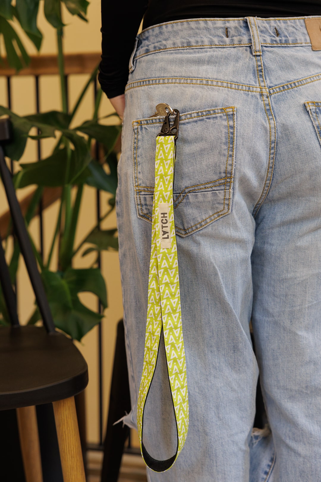 Lime logo lanyard
